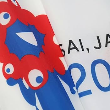 ゆ*う様 非売品 2025 万博 フラッグパレード フラッグ2枚セット 2025年万博 閉幕式フラッグパレード フラッグ 青×赤 こみゃく